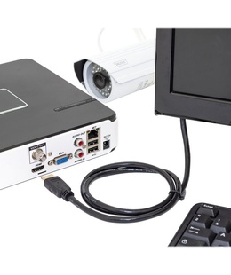 Digitus HDMI High Speed with Ethernet Connection Cable | DB-330123-020-S | 2 m  Hover