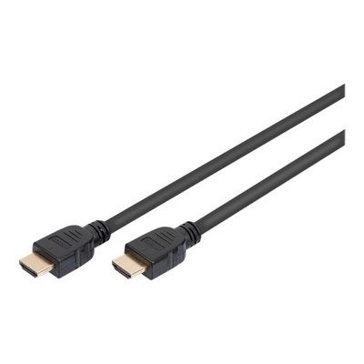  Digitus | Ultra High Speed HDMI Cable with Ethernet | Black | HDMI Male (type A) | HDMI Male (type A) | HDMI to HDMI | 1 m