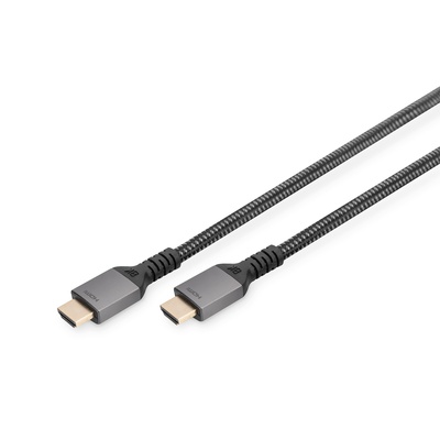  Digitus | 8K PREMIUM HDMI 2.1 Connection Cable | Black | HDMI male (type A) | HDMI male (type A) | HDMI to HDMI | 1 m