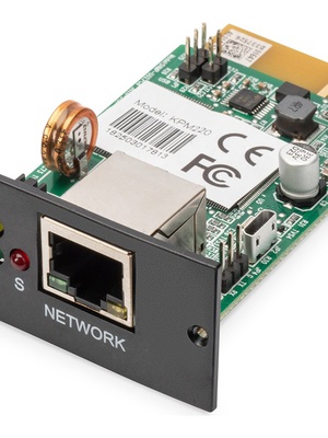  Digitus | SNMP and WEB card for DIGITUS OnLine UPS rack mount units | DN-170100-1  Hover