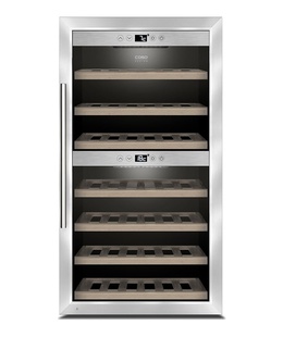  Caso | Wine cooler | WineComfort 660 Smart | Energy efficiency class G | Free standing | Height 103.5 cm | Total net capacity 178 L | Display | Black  Hover