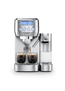  Caso | Espresso machine | Espresso Gourmet Latte | Pump pressure 20 bar | Built-in milk frother | Automatic | 1350 W | Silver Hover