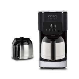  Caso | Coffee Maker with Two Insulated Jugs | Taste & Style Duo Thermo | Drip | 800 W | Black/Stainless Steel