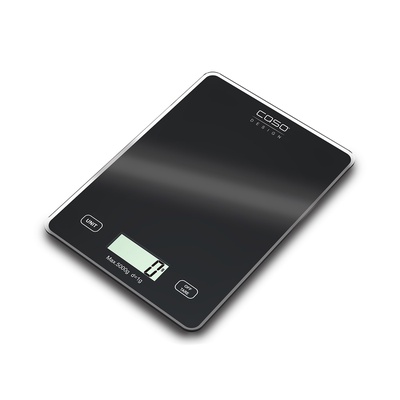 Svari Caso | Kitchen scale | Slim | Maximum weight (capacity) 5 kg | Graduation 1 g | Black