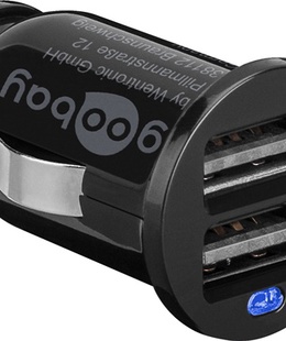  Twin USB Car Charger (2x USB) | Goobay | Goodbay Dual USB car charger 2  Hover
