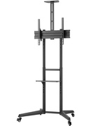  Goobay Floor stand | 59508 TV Presentation Stand Pro (Size L) | Adjustable Height Hover