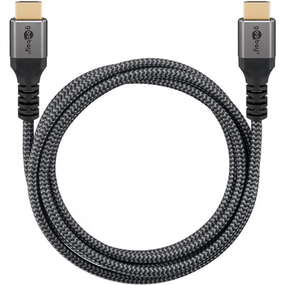  Goobay High Speed HDMI Cable with Ethernet | Black | HDMI to HDMI | 1 m