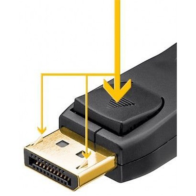  Goobay | DisplayPort connector cable 1.2 | Black | DP to DP | 3 m