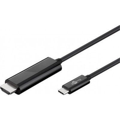  Goobay | Black | USB-C male | HDMI male (type A) | USB-C to HDMI | 1.8 m