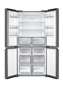  Midea Refrigerator | MDRF632FIE28 | Energy efficiency class E | Free standing | Side by side | Height 177.5 cm | No Frost system | Fridge net capacity 305 L | Freezer net capacity 169 L | Display | 35 dB | Black Hover