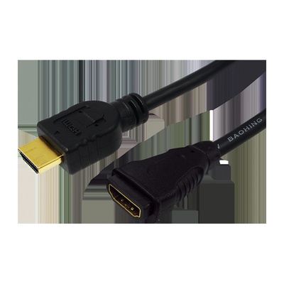  Logilink | HDMI Cable Type A Male - HDMI Type A Female | Black | HDMI Type A Female | HDMI Type A Male | HDMI to HDMI | 2 m