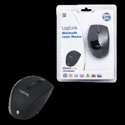 Pele Logilink | Maus Laser Bluetooth mit 5 Tasten | Bluetooth Laser Mouse; | wireless | Black