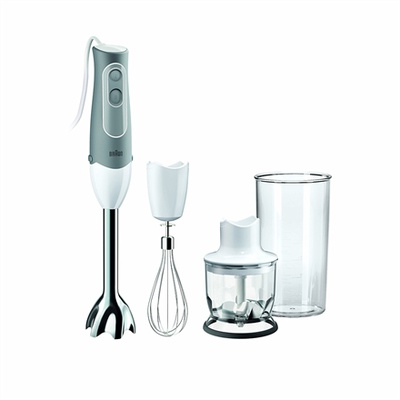 Mikseris Braun | Blender | MQ525 | Hand Blender | 600 W | Number of speeds 2 | Chopper | White