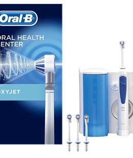 Birste OxyJet Dental Irrigator | MD20 | 145 ml | Number of heads 4 | White  Hover