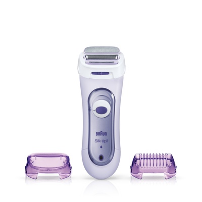 Epilātors Braun | Epilator | Silk-épil LS5560 | Operating time (max) 40 min | Bulb lifetime (flashes) Not applicable | Number of power levels 1 | Lilac