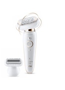 Epilātors Braun | Silk-epil 9 Flex SES9002 | Epilator | Operating time (max) 40 min | Bulb lifetime (flashes) Not applicable | Number of power levels 2 | Wet & Dry | White/Gold