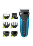  Braun | Shaver with Trimmer | Shave&Style 310BT | Cordless | Wet & Dry | Number of length steps 5 | Black/Blue