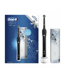 Birste Oral-B | Electric Toothbrush | Pro1 750 | Rechargeable | For adults | Number of brush heads included 1 | Number of teeth brushing modes 1 | Black/White  Hover