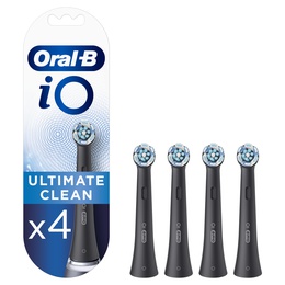 Birste Oral-B | Toothbrush replacement | iO Ultimate Clean | Heads | For adults | Number of brush heads included 4 | Number of teeth brushing modes Does not apply | Black
