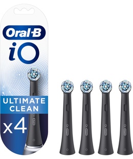 Birste Oral-B | Toothbrush replacement | iO Ultimate Clean | Heads | For adults | Number of brush heads included 4 | Number of teeth brushing modes Does not apply | Black  Hover