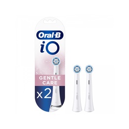 Birste Oral-B | Toothbrush replacement | iO Gentle Care | Heads | For adults | Number of brush heads included 2 | Number of teeth brushing modes Does not apply | White