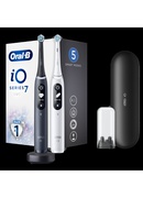 Birste Oral-B Electric toothbrush | iO 7 Duo Pack | Rechargeable | For adults | Number of brush heads included 2 | Number of teeth brushing modes 5 | White/Black Onyx