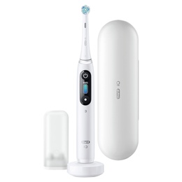 Birste Oral-B Electric Toothbrush iO8 Series Rechargeable For adults Number of brush heads included 1 Number of teeth brushing modes 6 White Alabaster