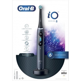 Birste Oral-B | Electric Toothbrush | iO Series 8N | Rechargeable | For adults | Number of brush heads included 1 | Number of teeth brushing modes 6 | Black Onyx