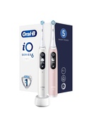 Birste Oral-B Electric Toothbrush | iO6 DuoPack | Rechargeable | For adults | Number of brush heads included 2 | Number of teeth brushing modes 5 | White/Pink Hover