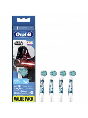 Birste Oral-B | Toothbrush replacement | EB10 4 Star wars | Heads | For kids | Number of brush heads included 4 | Number of teeth brushing modes Does not apply  Hover