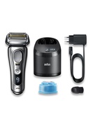  Braun | Shaver | 9467CC | Operating time (max) 60 min | Wet & Dry | Silver Hover