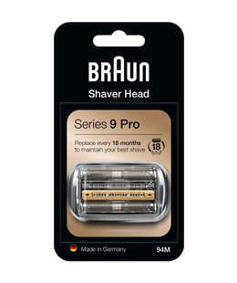 Braun | Replacement Head | Cassette 94M | Operating time (max)  min | Silver  Hover