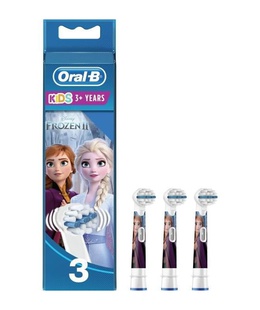 Birste Oral-B Toothbrush Replacement  Refill Frozen Heads For kids Number of brush heads included 3 Number of teeth brushing modes Does not apply White  Hover