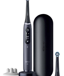 Birste Oral-B | Electric Toothbrush | iO7s Black Onyx | Rechargeable | For adults | Number of brush heads included 2 | Number of teeth brushing modes 5 | Black  Hover