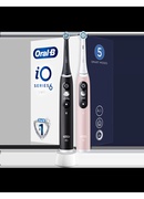 Birste Oral-B Electric Toothbrush | iO6 DuoPack | Rechargeable | For adults | Number of brush heads included 2 | Number of teeth brushing modes 5 | Black/Pink