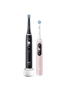 Birste Oral-B Electric Toothbrush | iO6 DuoPack | Rechargeable | For adults | Number of brush heads included 2 | Number of teeth brushing modes 5 | Black/Pink Hover