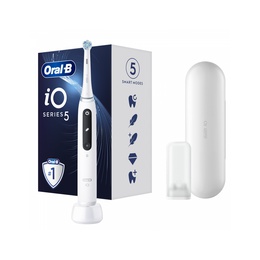 Birste Oral-B Electric Toothbrush iO5 Rechargeable For adults Number of brush heads included 1 Quite White Number of teeth brushing modes 5
