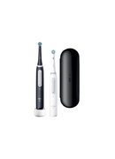 Birste Oral-B | Electric Toothbrush Duo pack | iO4 Series | Rechargeable | For adults | Number of brush heads included 2 | Number of teeth brushing modes 4 | Black/White Hover