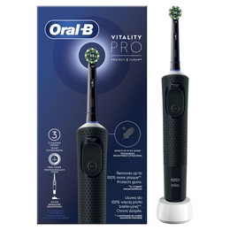 Birste Oral-B Electric Toothbrush D103 Vitality Pro Rechargeable For adults Number of brush heads included 1 Black Number of teeth brushing modes 3