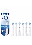 Birste Oral-B | Toothbrush replacement | iO Ultimate Clean | Heads | For adults | Number of brush heads included 6 | Number of teeth brushing modes Does not apply | White