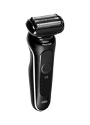 Braun Shaver 51-W1600s	 Operating time (max) 50 min Wet & Dry Black/White Hover
