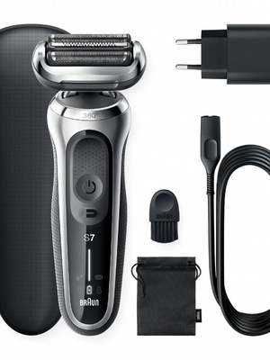  Braun | Shaver | 71-S1000s | Operating time (max) 50 min | Wet & Dry | Silver/Black  Hover