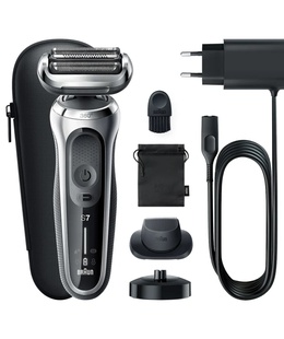 Braun | Shaver | 71-S4200cs | Operating time (max) 50 min | Wet & Dry | Silver/Black  Hover