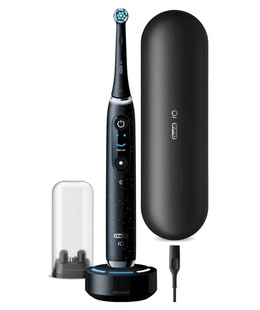 Birste Oral-B | Electric Toothbrush | iO10 Series | Rechargeable | For adults | Number of brush heads included 1 | Number of teeth brushing modes 7 | Cosmic Black  Hover