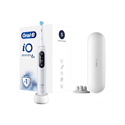 Birste Electric Toothbrush | iO6 | Rechargeable | For adults | Number of brush heads included 1 | Number of teeth brushing modes 5 | White