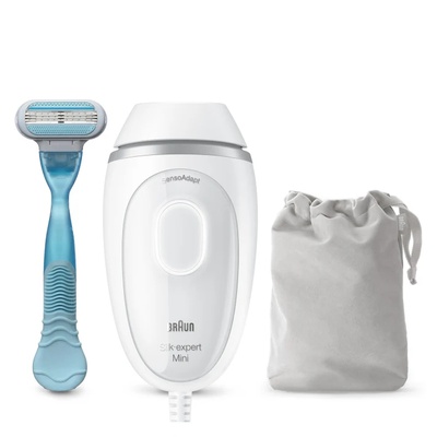 Epilātors Braun | Epilator | PL1124 Silk-expert Mini IPL | Bulb lifetime (flashes) 300.000 | Number of power levels 3 | White