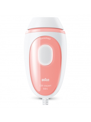 Epilātors Braun | PL1000 Silk-expert Mini IPL | Epilator | Operating time (max)  min | Bulb lifetime (flashes) 300.000 | Number of power levels 3 | White/Pink  Hover