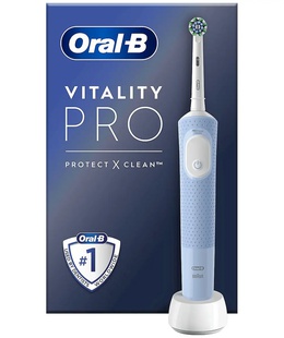 Birste Oral-B | Electric Toothbrush | Vitality Pro | Rechargeable | For adults | Number of brush heads included 1 | Number of teeth brushing modes 3 | Blue  Hover