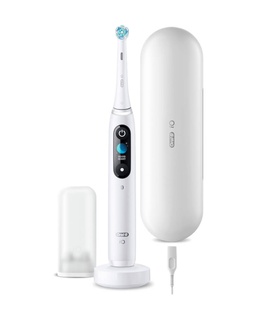 Birste Oral-B Electric Toothbrush | iO9 Series | Rechargeable | For adults | Number of brush heads included 1 | Number of teeth brushing modes 7 | White  Hover