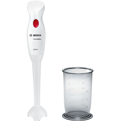 Mikseris Bosch | Blender | CleverMixx MSM14100 | Hand Blender | 400 W | Number of speeds 1 | White